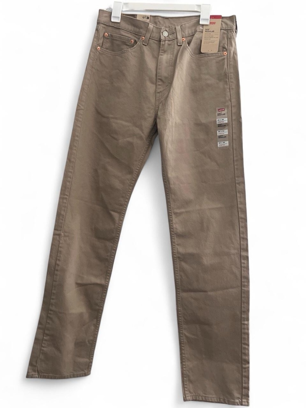Levi's Men's Straight Jeans in Khaki Brown